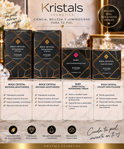 Kristals cosmetics rock - kristals,