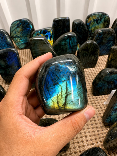 Labradorite gemstone freeform - gemstone,