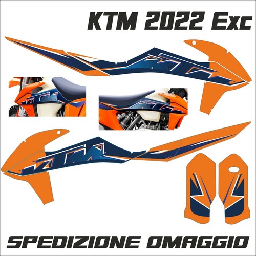 Adesivi kristal ktm exc - adesivi,