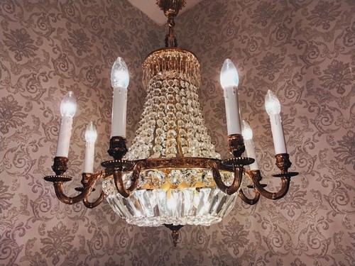 Antique chandelier - antique, fl