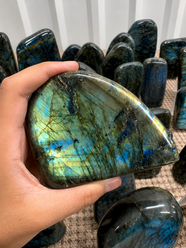 Labradorite gemstone freeform - labradorite,