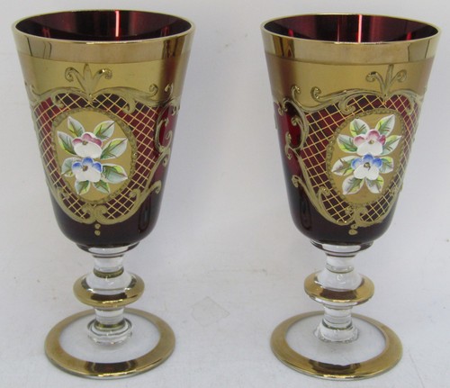 Sklarny cesky kristal - cesky, gold