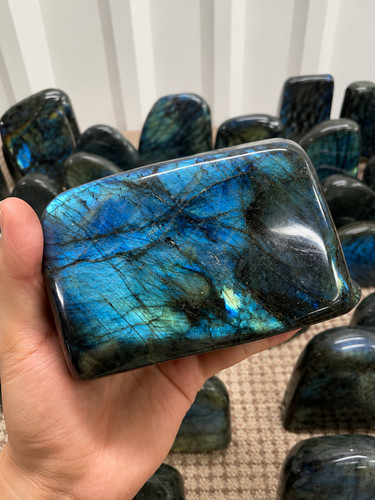 Labradorite gemstone freeform - labradorite,