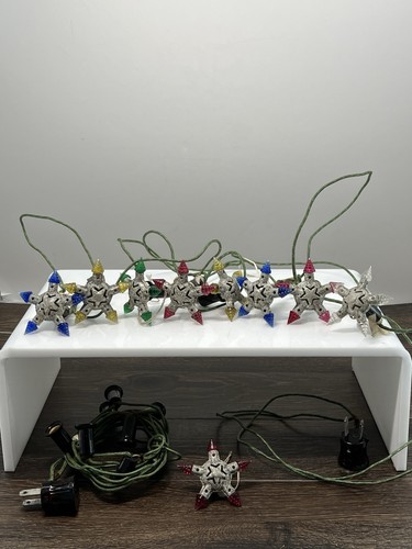 Vtg reliance kristal star lamp - kristal,