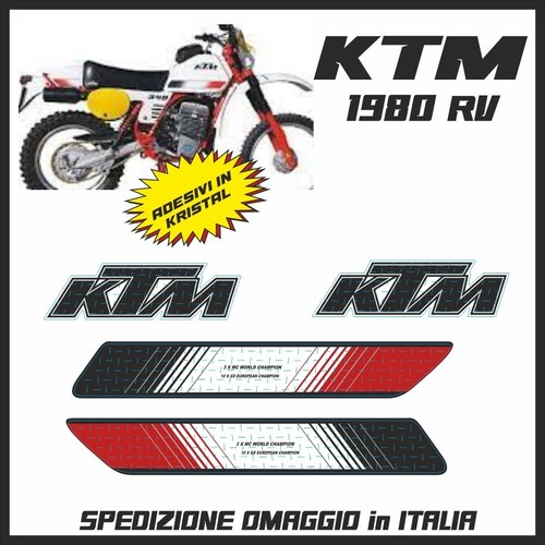 Adesivi kristal ktm 1980 - in,