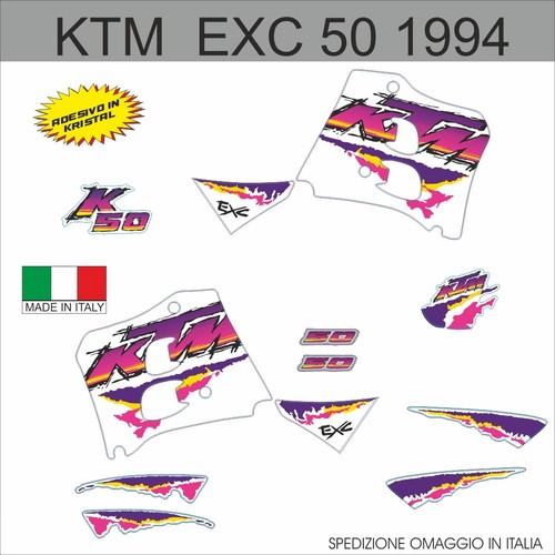 Ktm exc 1994 kit grafiche - 50,